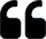 Black Quote Icons