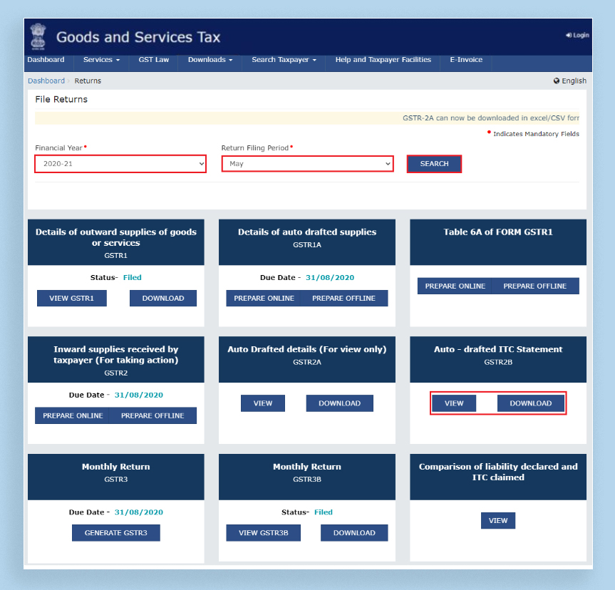 GST Return Filing Process